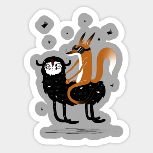 SPACE FOX WANDERER Sticker